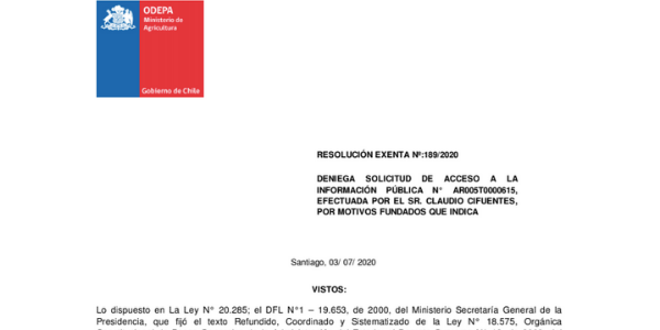 <h1 class="blogtitle">RESOLUCIÓN EXENTA N° 189/2020, ODEPA</h1>