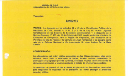 <h1 class="blogtitle">BANDO N°2, JEFATURA DE LA DEFENSA NACIONAL DE VALPARAÍSO</h1>