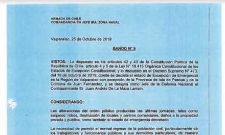 <h1 class="blogtitle">BANDO N°9, JEFATURA DE LA DEFENSA NACIONAL DE VALPARAÍSO</h1>