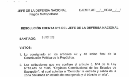 <h1 class="blogtitle">RESOLUCIÓN EXENTA N°8, JEFATURA DE LA DEFENSA NACIONAL DE SANTIAGO</h1>