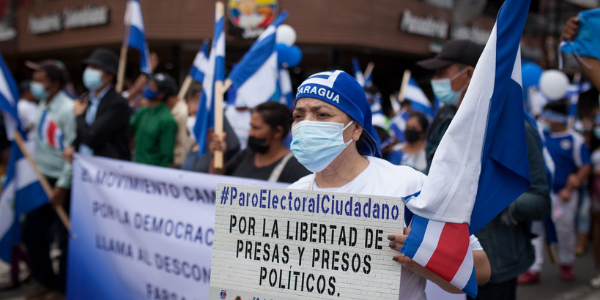 <h1 class="blogtitle">?? En Nicaragua no hay covid-19 ni oposición política</h1>
